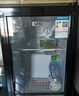 先科食品留样柜小冰箱家用幼儿园食堂酒店办公室冷藏保鲜展示柜水果蔬菜药品柜单开门冰吧透明玻璃带锁 保鲜柜100L黑色内胆（冷藏+微冷冻+蓝光灯+锁） 实拍图
