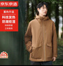 京东京造【智暖衣】外套男夹克加厚秋冬季服饰男士棉服 卡其色 XXL 实拍图