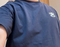 大嘴猴（paul frank）t恤男夏季纯棉重磅短袖男宽松休闲内搭打底衫潮男装 藏青色 M 实拍图