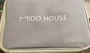 MIDO HOUSE铭都100支长绒棉纯棉贡缎拼色床上四件套-冰川蓝 1.8m床笠款 实拍图