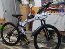 凤凰（Phoenix）折叠山地自行车男女成人学生青少年单车双减震碟刹轻便变速折叠车 黑白辐条轮/显档变速/三套全轴承 27速顶配-26寸（身高160-185CM） 实拍图