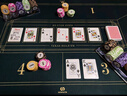 赢八德州扑克桌布加厚棋牌室台布桌垫 耐用防滑消音 蓝色120*60cm 实拍图
