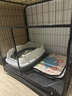 京喜自营-专用品牌猫笼子超大室内猫别墅多层猫舍送货上门 【热销推荐】方管款-黑色双层70*55*75 套餐一：三件套 实拍图