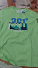 361°童装 儿童短袖2025夏季男女童6-14岁印花短T恤 绿160 实拍图