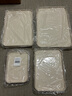 托盘长方形水果托盘茶盘家用果盘早餐盘收纳盘客厅零食盘 北欧风-米白色大号 实拍图