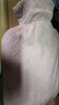 热水袋暖水袋注水大姨妈热敷暖肚子灌水暖手宝冲水暖手袋大号暖脚 樱花粉1000ml【配超柔布套】 实拍图