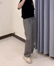 啄木鸟休闲裤男秋季新款冰丝轻薄速干大码宽松工装裤男休闲运动百搭长裤 733灰色 L （建议120-145斤） 实拍图