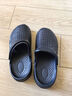 大嘴猴大嘴猴洞洞鞋男士夏季外穿户外沙滩鞋软底踩屎感厚底包头拖鞋 黑灰 44 适合44-45 实拍图