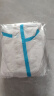 致尔康 防护服一次性连体连帽防粉尘 隔离衣防水养殖场喷漆工作服 蓝条连帽无脚套3XL 实拍图