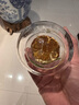 容山堂双层隔热水杯红茶泡茶玻璃绿茶杯山峦大号办公杯咖啡杯子功夫茶具 金山束腰双层玻璃杯 实拍图