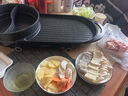 利仁（Liven）电烧烤炉家用多功能锅烤涮一体火锅鸳鸯电火锅电烧烤盘多用途锅不粘锅烤肉锅SK-J6860 实拍图