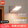 智物智物智能入户感应灯壁灯人体感应灯夜灯充电感应灯免布线长续航 人体感应款（暖白光） 实拍图