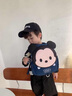 迪士尼（Disney）幼儿园书包男童1-3岁6大班小班米奇男孩宝宝儿童背包户外出游 米奇藏青【配防走失绳】 实拍图