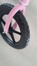 飞鸽（FG FLYING PIGEON）儿童平衡车2-6岁儿童滑步车宝宝平衡车儿童车带脚踏儿童滑行车 14寸 标配公主粉 |发泡轮 实拍图