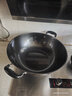 中轶（INYI）大炒锅加深无涂层铸铁锅生铁锅蒸炖锅炒菜锅燃气电磁灶通用大容量 40cm套装【二层蒸笼】  40cm 实拍图
