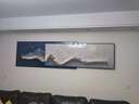 墨派（Mopai）现代轻奢客厅沙发背景墙装饰画2025新款叠加画极简高级感挂画 背有靠山 240x65cm(适合3.5米沙发)晶瓷 实拍图