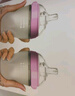 可么多么（como tomo）宝宝奶瓶新生儿 宽口硅胶奶瓶防摔 250ml*2 粉色 (3-6月) 实拍图