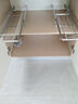 居密码厨房柜抽屉内置碗架抽拉碗碟架橱柜拉篮放碗盘收纳架沥水置物架子 不锈钢-单层抽拉碗架 免组装-柜内/台面/吊柜都可用 实拍图