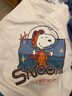 史努比（SNOOPY）【2件装】童装儿童短袖T恤男女童纯棉夏装 黑V字母+白宇航员  140 实拍图