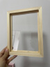 维佳 实木相框摆台挂墙画框装裱框A4拼图框创意框定制油画框照片框 原木色 8寸（可放15.2*20.3厘米） 实拍图