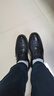 奥康男鞋真皮男士皮鞋春季秋季新款商务休闲通勤鞋系带单鞋软底正装鞋 黑色四季款 38 实拍图