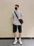 回力短裤夏季男宽松男士短裤外穿冰丝五分裤运动短裤沙滩高端短裤子 实拍图