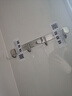 静闲居304不锈钢挂钩免打孔衣服挂衣钩超强粘力墙上毛巾挂架浴室置物架 排钩4钩【打孔/免打孔2用】 实拍图