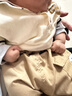 G.DUCKKIDS小黄鸭男童夏装套装2025夏季新款小童男宝宝时尚短袖条纹polo衫两 原创熊套装 100 cm 实拍图