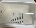 欧润哲水杯收纳置物架桌面防尘玻璃杯茶杯托盘沥水杯架 特大号白橘色 实拍图
