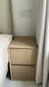 米客米家极窄床头柜小型简约现代卧室夹缝实木窄柜迷你床边置物架简易柜子 奶茶色【升级加厚实木】 30x40x47cm 整装发货  送货入户 实拍图