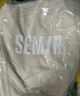 森马（Semir）[纯棉]短袖T恤男夏季简约纯色修身短t百搭t恤男 [100%棉]贝壳卡50242 M 实拍图