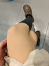 优棵树打底裤袜女光腿神器秋冬加绒黑丝水光袜肉色连裤袜裸感显瘦鲨鱼裤 踩脚肤【加绒200g/10-25°c】 1条 均码 【适合80-150斤/155-175cm】 实拍图