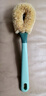 椰棕锅刷洗碗刷厨房用刷家用长柄清洁刷子刷碗刷锅神器 亮黄+浅绿+粉蓝 实拍图