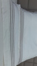 源生活 纯棉白色枕头套 高奢高端酒店框绣线枕芯套 一对装 48*74cm 实拍图