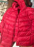 鸭鸭（YAYA）轻薄羽绒服女冬短款2025年秋冬新款高端时尚女款轻便韩版保暖外套 中国红【连帽款】 XL 实拍图