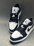 Jordan休闲鞋男女熊猫AJ 1乔丹JORDAN 1低帮运动鞋DC0774-101黑白42.5 实拍图