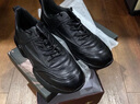 木林森（MULINSEN）男鞋秋季新款男士运动休闲鞋头层牛皮软底黑色商务皮鞋男跑步鞋子 黑色 41 皮鞋码 实拍图