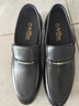金利来（Goldlion）男鞋2026新款商务正装鞋套脚皮鞋男真皮软皮软底休闲鞋一脚蹬 黑色53372022101A 36 实拍图