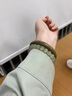 正品天然绿檀木手镯女新中式国风素圈手饰品檀香木质文玩檀木镯子 百木级【静心手镯】圈口约54mm 实拍图