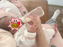 贝亲（Pigeon)奶瓶新生儿标准口径玻璃奶瓶200ml S码奶嘴 实拍图