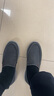 布舍元商务休闲男鞋帆布鞋透气爸爸鞋老北京布鞋男511-9304 灰色 42  实拍图