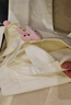幼歌（YOUGE）婴幼儿秋季童趣卡通牛仔背带裤宽松柔软细腻不掉色裤子 奶油白(66-90裆开扣) 90 cm 实拍图