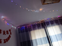 过年LED小彩灯闪灯串灯满天星灯春节日户外霓虹灯新年家用氛围灯 七彩 插电款：20米200灯 实拍图