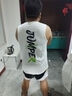 维动（VEIDOORN）背心超越投篮服T恤男美式夏季透气篮球训练运动跑步无袖圆领坎肩V 冰川白 3XL 实拍图