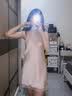 LAUREN VICTORIA真丝睡裙女100%桑蚕丝睡衣女士蕾丝性感睡衣吊带睡裙 杏色【睡裙+睡袍+腰带 胸垫】（礼盒包装） L (建议体重100-115斤) 实拍图