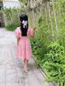 贝孩趣女童连衣裙2025年夏装网红女孩童装短袖裙子洋气六一儿童公主裙 粉红色 130 码(建议身高115-125厘米) 实拍图