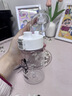 卡通塑料杯子茶水分离耐高温帕恰狗水杯学生高颜值小众简约直饮杯 撅屁屁小狗350ml塑料杯【单杯】 实拍图