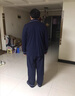 佳布优品春秋季纯棉睡衣男加肥加大码长袖宽松胖子家居服300斤父亲节礼物 深蓝色 3XL （建议180-220斤） 实拍图