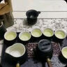 豪峰2025新款整套黑陶功夫茶具套装家用实木茶盘泡茶壶茶杯教师节礼物 实拍图