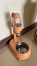 华元宠具（hoopet）立式狗狗自动饮水器不湿嘴狗碗水壶挂式滚珠悬挂式宠物饮水机狗碗 活力橙【高度可调，水壶可挂笼】 实拍图